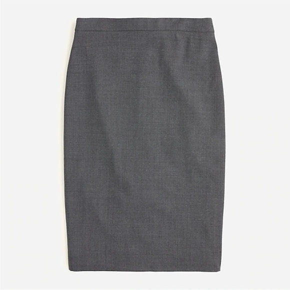 J. Crew Dresses & Skirts - NWOT J.Crew | No. 2 Pencil skirt in Italian stretch wool | Heather Coal | Size 2